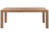 Záhradný stôl z eukalyptového dreva 190 x 105 cm svetlé drevo MONSANO_812787