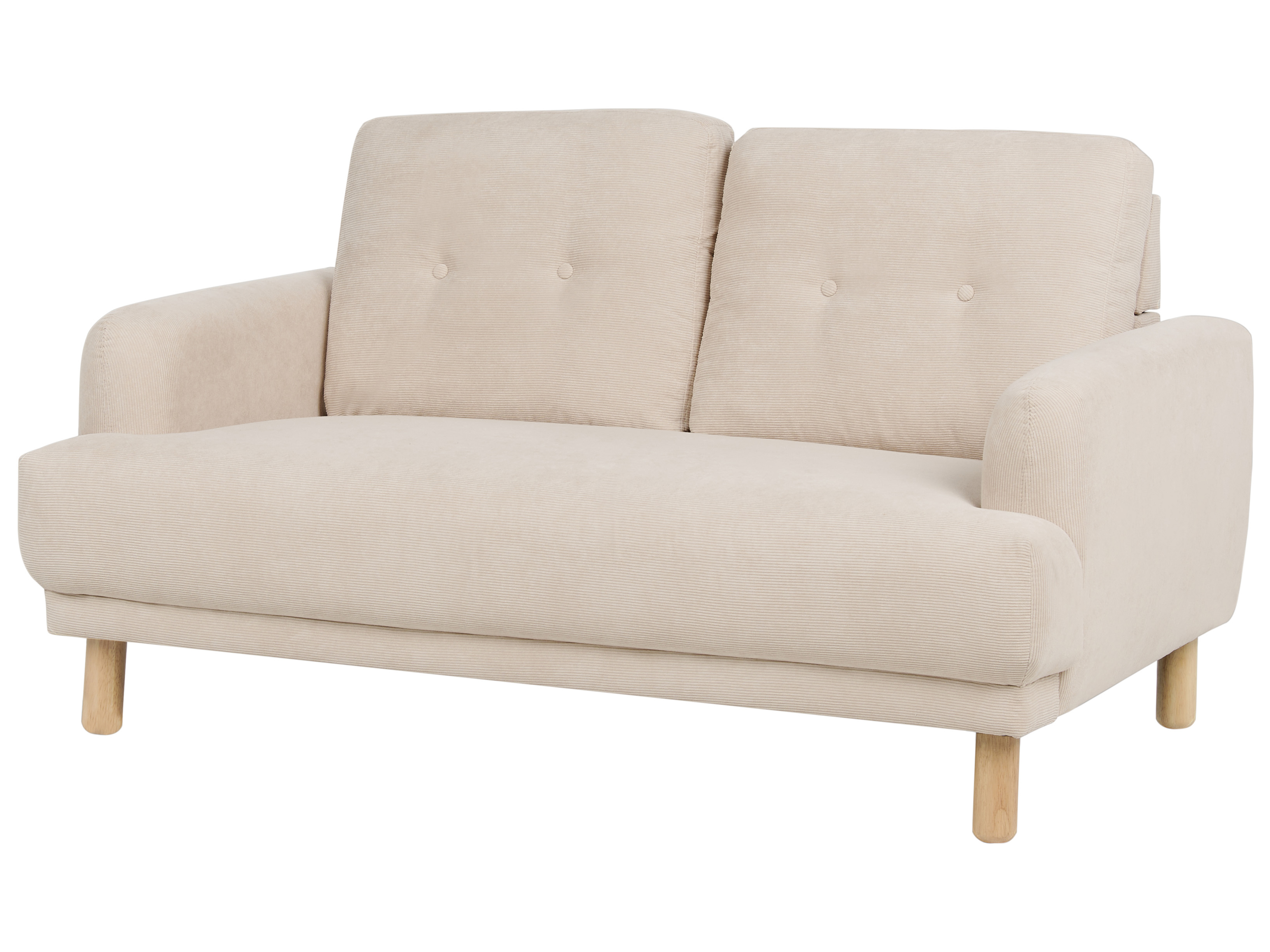 2-Sitzer Sofa Cord beige TUVE_912141