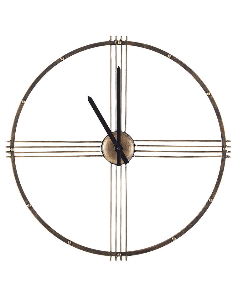 Zegar ścienny ø 64 cm złoty ASCONA_784398