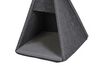Cuccia tenda per animali domestici feltro grigio scuro 35 x 40 cm ULUBEY_783920