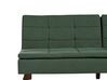 Fabric Sofa Bed Green RONNE_898180