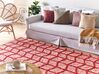 Bavlněný koberec 160 x 230 cm červený SIVAS_839698