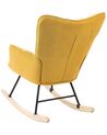 Rocking Chair Yellow OULU_855467