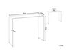 Glass Console Table Transparent KENDALL_814900