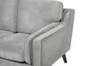 2 Seater Velvet Sofa Light Grey LOKKA_704273