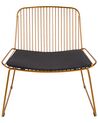 Metal Accent Chair Gold SNORUM_907713