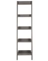 Estante tipo escada com 5 prateleiras cinzenta MOBILE DUO_727351