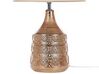 Lampa stołowa ceramiczna brązowa WARI_822879