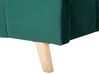 Cama con somier de terciopelo verde oscuro 180 x 200 cm SENLIS_740828