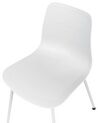 Set of 2 Dining Chairs White LOOMIS_861808