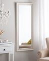 Specchio da parete in color beige/argento 50 x 130 cm VERTOU_849239