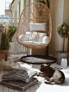 PE Rattan Hanging Chair with Stand Natural CASOLI_809889