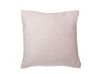 Faux Suede Cushion Lattice Weave 45 x 45 cm Pink TITHONIA_714627