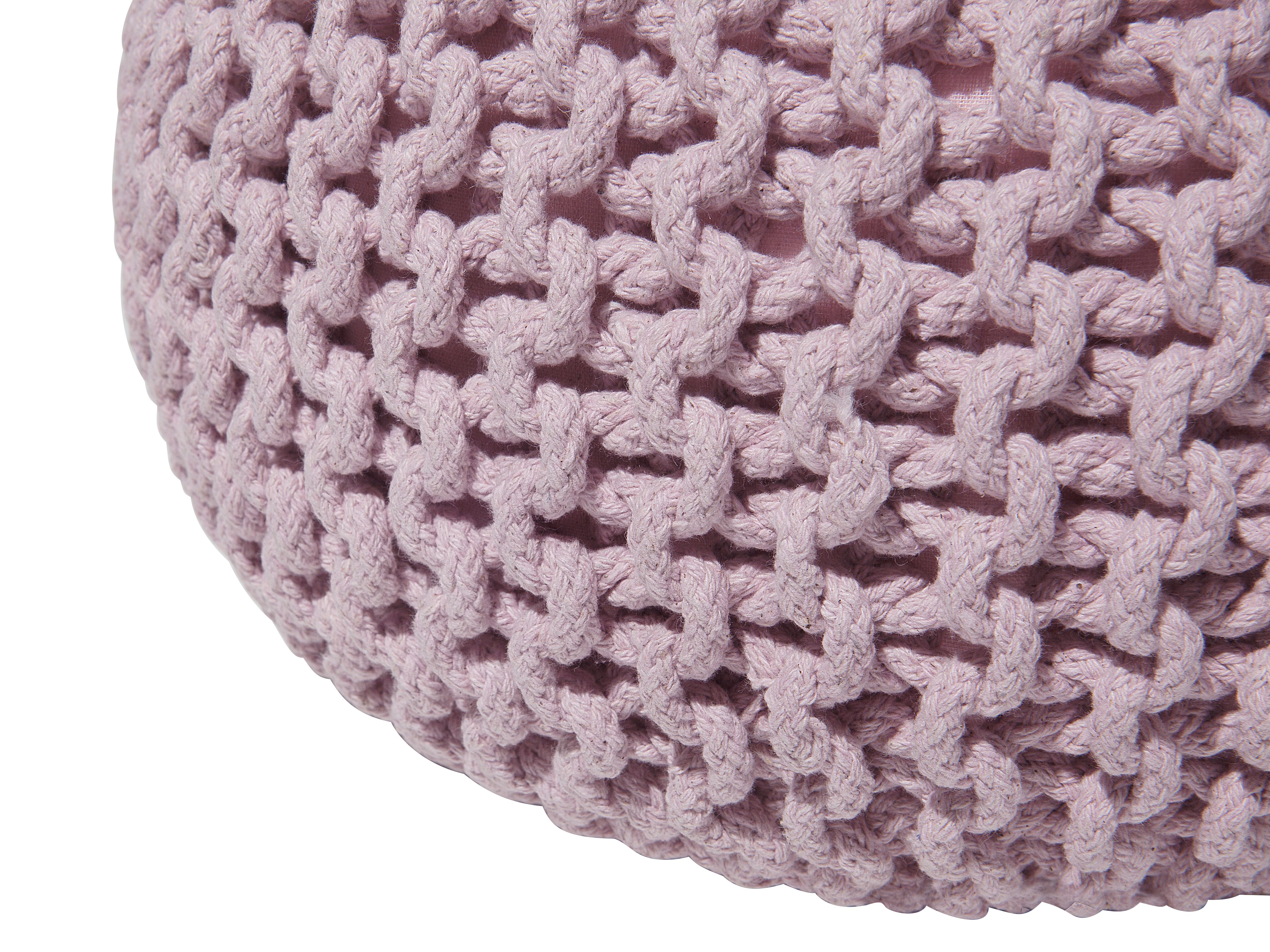 Puf 40 x 25 cm różowy CONRAD