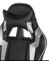 Gaming Chair Black and Silver KNIGHT_752220