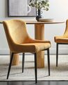 Set of 2 Dining Chairs Yellow EVERLY_881883