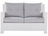 4 Seater PE Rattan Garden Sofa Set White SAN MARINO_801167