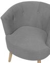 Fabric Tub Chair Grey ODENZEN_712048