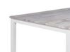 Jedálenská súprava stola a 4 stoličiek sivá/biela BISMARCK_785868