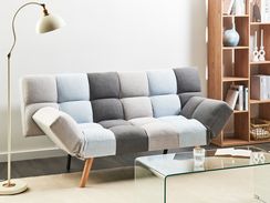 Vuodesohva kankainen harmaasininen tilkkukuosi INGARO Vuodesohva kankainen harmaasininen tilkkukuosi INGARO