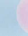 Tappeto per bambini blu nero e rosa 120 x 120 cm SIRIUS_831559