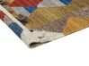 Kelim Teppich Wolle mehrfarbig 160 x 230 cm Patchwork Kurzflor ARZAKAN_858325