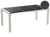 Kerti Asztal Fekete Polírozott Osztott Kőlappal 180 x 90 cm GROSSETO_450178