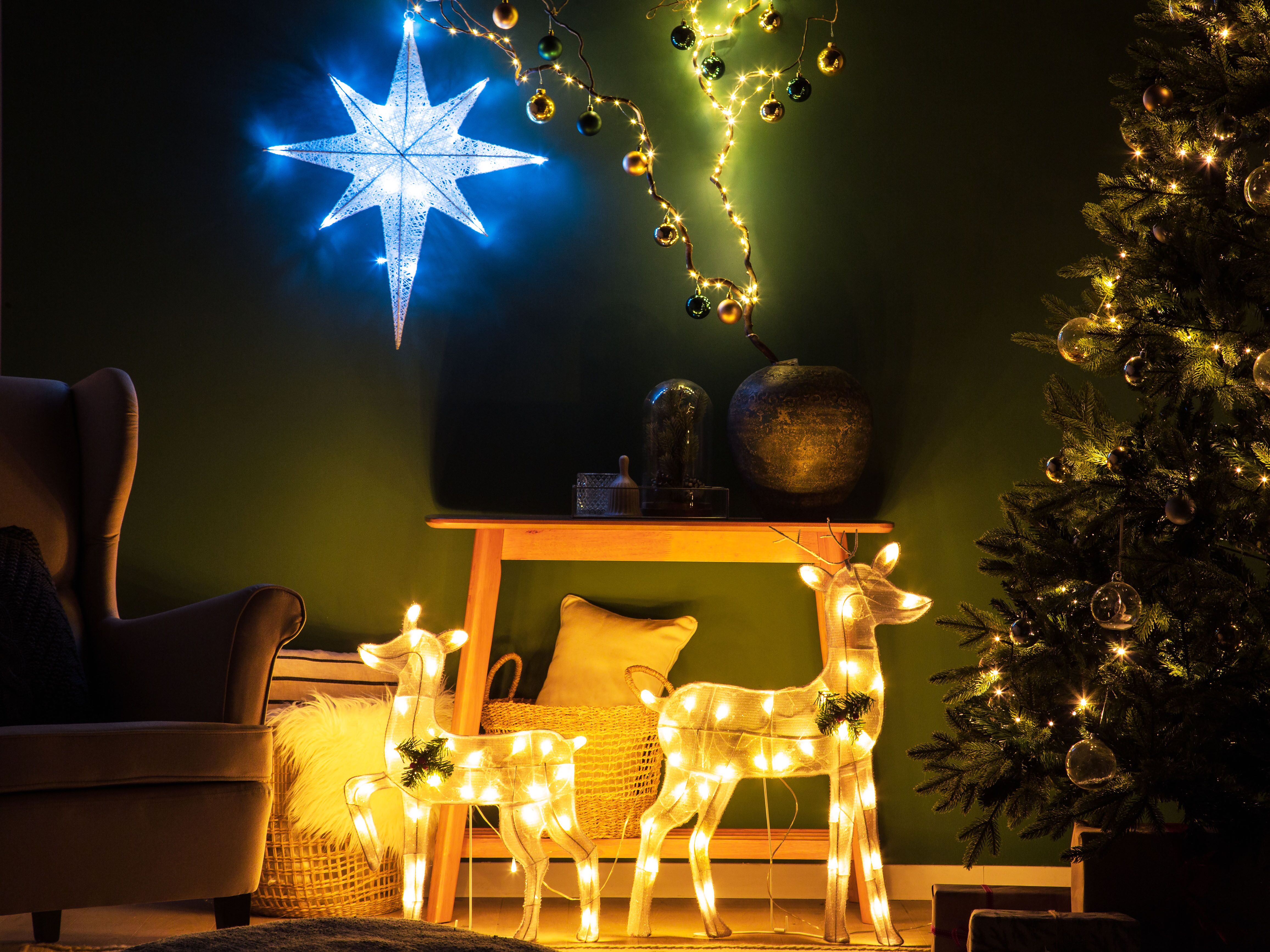 LED kerst Moscow scene ind 27x31x29 cm warm wit Kerst Lumineo LED kerst Moscow scene ind 27x31x29 cm warm wit Kerst Lumineo