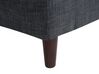 Reversible Fabric Corner Sofa Dark Grey ELVENES_718742