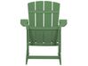 Záhradná stolička v zelenej farbe ADIRONDACK_728512