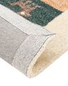 Gabbeh Teppich Wolle mehrfarbig 80 x 150 cm Hochflor SARILAR_855873