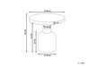 Kovový odkládací stolek fialový LOMITA_883252