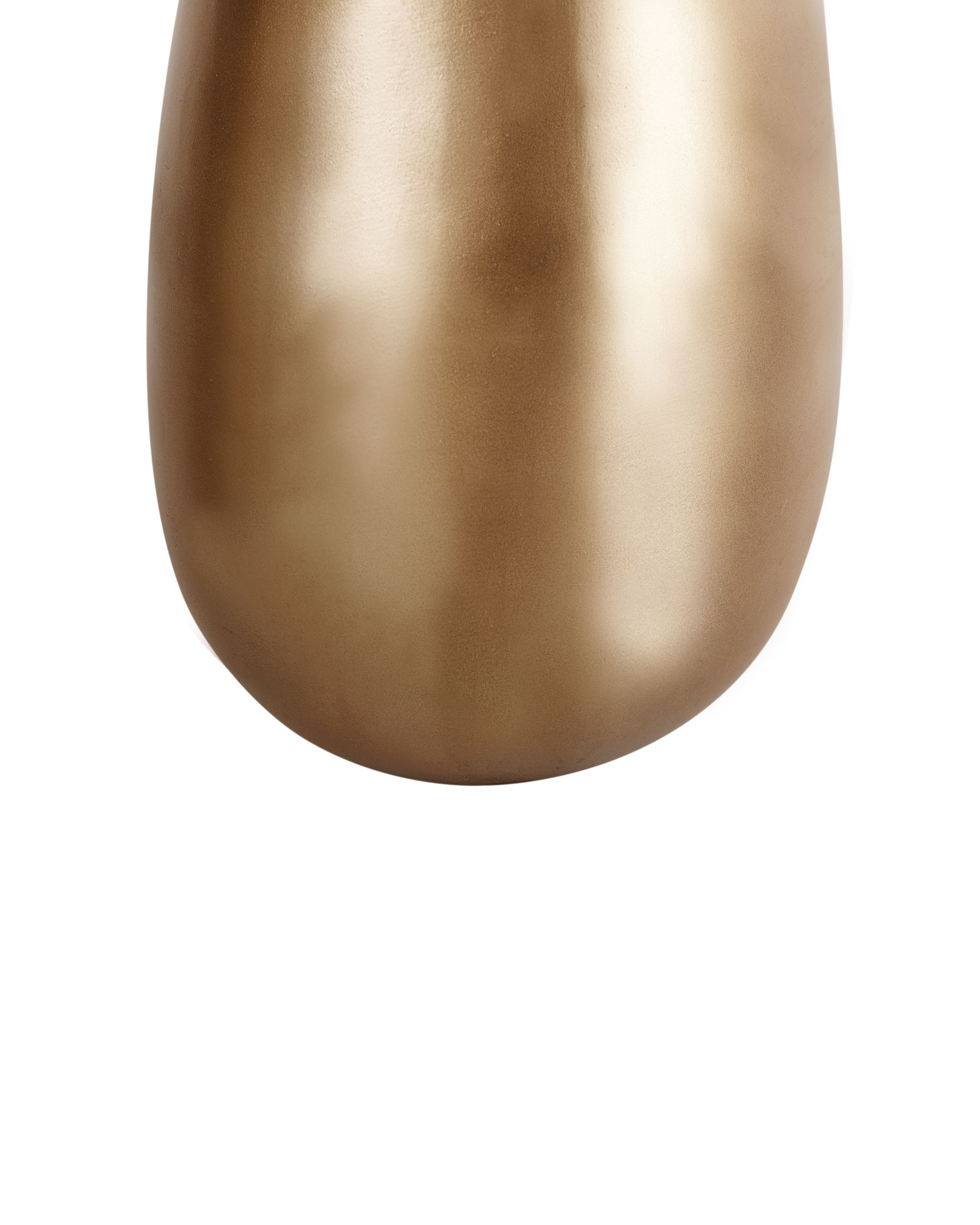 Metal Flower Vase Gold KATCHAL Beliani.co.uk