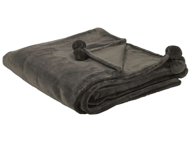 Blanket 200 x 220 cm Grey TERKE_771194