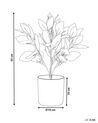 Planta artificial em vaso verde e preto 35 cm TRADESCANTIA_822875