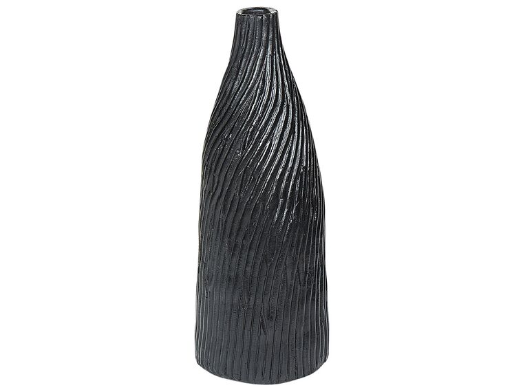 Terracotta dekorativ vase 50 cm sort FLORENTIA_735956