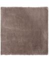 Tappeto shaggy marrone chiaro 200 x 200 cm EVREN_758583