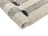 Wool Area Rug 160 x 230 cm Off-White and Black TACETTIN_847220
