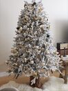 Künstlicher Weihnachtsbaum schneebedeckt 180 cm weiß FORAKER_836725