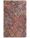 Teppich bunt 140 x 200 cm Hochflor KAISERI_849863