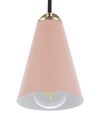Lampada da soffitto in metallo color rosa CARES_690647