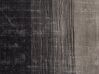 Viskózový koberec 200 x 200 cm čierna/sivá ERCIS_710226