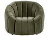 Conjunto de sofás com 6 lugares em veludo verde escuro MALUNG_884231