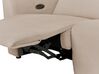 2-Sitzer Sofa Cord sandbeige USB-Port elektrisch verstellbar ULVEN_911587