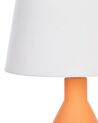 Lampa stołowa ceramiczna pomarańczowa LAMBRE_878592