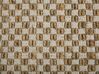 Teppich beige 50 x 80 cm kariertes Muster Kurzflor zweiseitig ZERDALI_790997