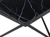 Sidebord marmoreffekt svart MALIBU_791614