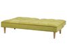 Zöld kárpitozott kanapéágy SILJAN_702102