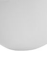 Badewanne freistehend oval weiß 160 x 75 cm NEVIS_793104