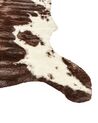 Tappeto ecopelle mucca marrone e bianco 150 x 200 cm BOGONG_913321